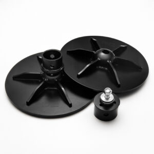 RVpaws with connector ankle for standard 2" round leveling jack leg