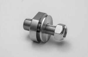 Connector "ankle" for standard 2" square or round leveling jack leg